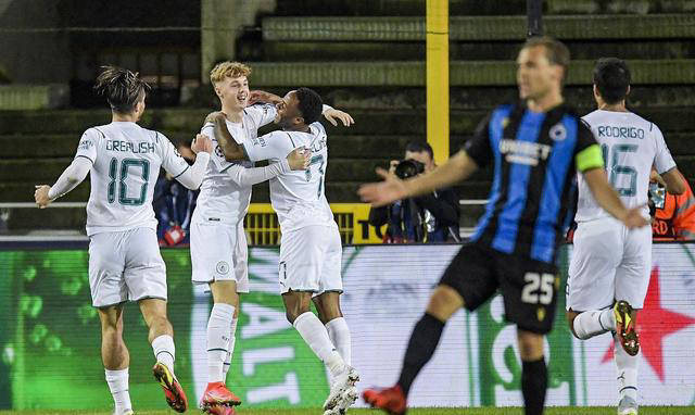 包含布鲁日取得惊天逆转胜利，晋级路上一路畅通的词条