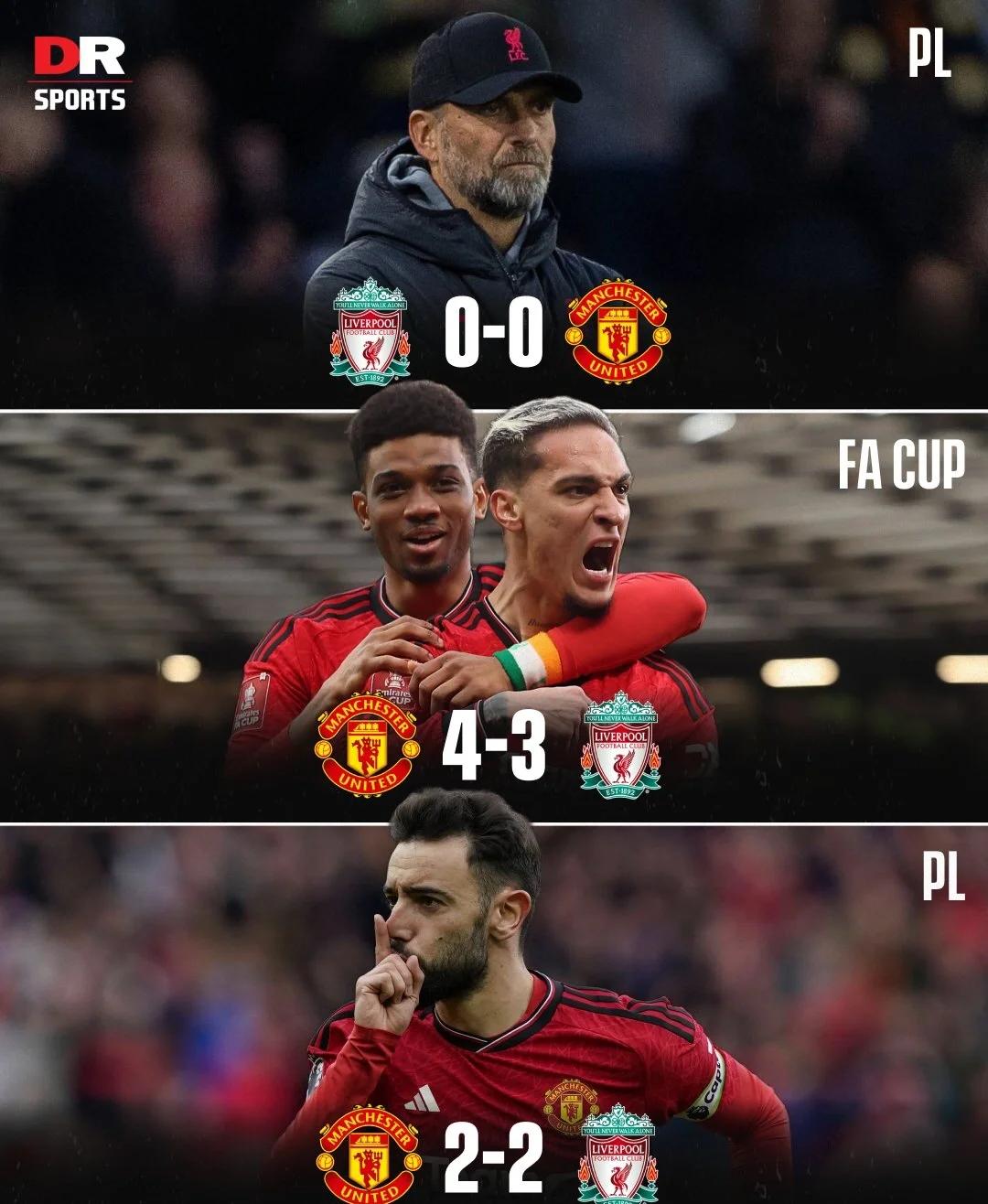 曼联客场战平，保持不败战绩